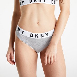 DKNY Intimates Cozy Boyfriend Thong Heather Grey/ Black/ White