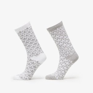 adidas Monogram Crew Sock 2-Pack White