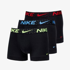 Nike Dri-FIT Essential Micro Trunk 3-Pack Black/ Volt/ Blue/ Red (Mini Swoosh Wb)