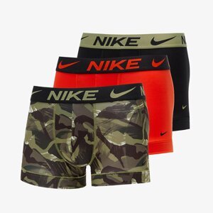 Nike Dri-FIT Essential Micro Trunk 3-Pack Brush Stroke Print/ Team Orange/ Black