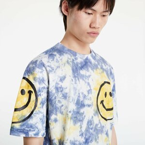 MARKET Smiley Sun Dye T-Shirt Yellow Blue Tie-Dye