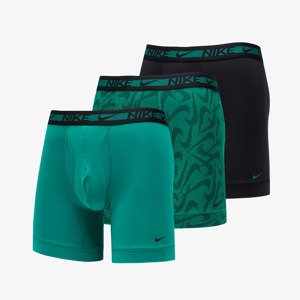 Nike Dri-FIT Ultra Stretch Micro Boxer Brief 3-Pack Malachite Geo Swoosh/ Black-Malac WB