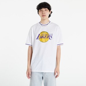 New Era Nba Mesh Team Logo Oversized Tee Los Angeles Lakers Whi