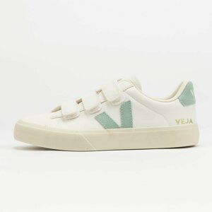 Veja W Recife Logo Chromefree Leather Extra White/ Matcha