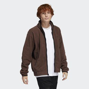 adidas Sherpa Fleece Jacket UNISEX Brown/ Black