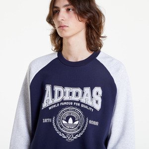 adidas Originals Fleece Varsity Crewneck Sweatshirt Legend Ink