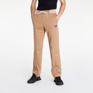 adidas Heritage Now Wide Leg Track Pants Brown Desert