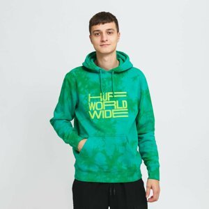 HUF Broadcast Tiedye Hoodie Green