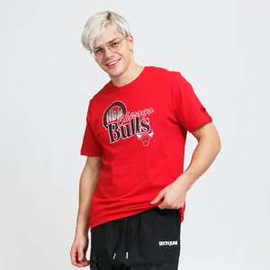 New Era NBA Throwback Graphic Tee Bulls Red