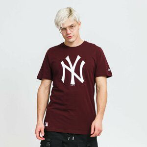 New Era MLB Seasonal Team Logo Tee NY Dark Bordeaux