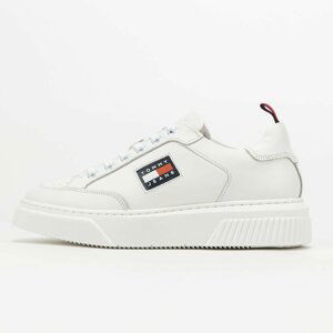 TOMMY JEANS Elevated Leather Cupsole White