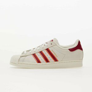 adidas Superstar Cloud White/ Legend Burgundy/ Semi Orange