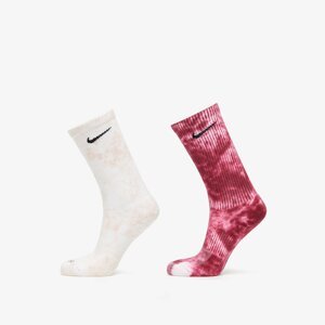 Nike Everyday Plus Cushioned Tie-Dye Crew Socks 2-Pack Multi-Color