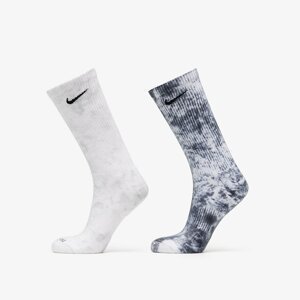 Nike Everyday Plus Cushioned Tie-Dye Crew Socks 2-Pack Multi-Color