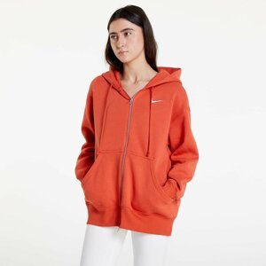 Nike Sportswear Phoenix Fleece Women's Oversized Full-Zip Hoodie Mantra Orange/ Sail