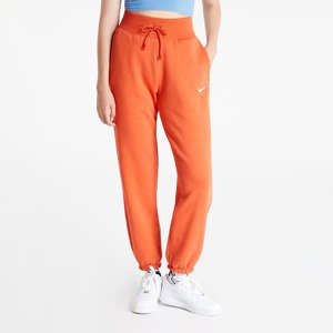 Nike Sportswear Phoenix Fleece Women's High-Waisted Oversized Sweatpants Mantra Orange/ Sail