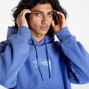 Stüssy Stock Logo Applique Hoodie Denim