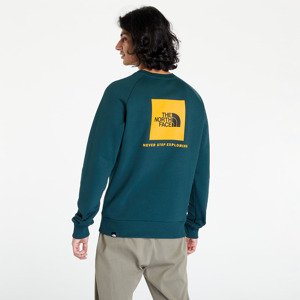 The North Face M Raglan Redbox Crewneck Sweatshirt Ponderosa Green