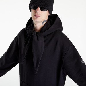 Raf Simons Regular Fit Hoodie With Knot Hood Black