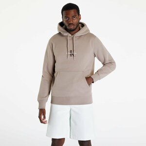 Calvin Klein Jeans Monologo Hoodie Beige