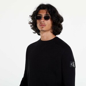 Calvin Klein Jeans Monologo Badge Sweat Black