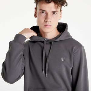 Calvin Klein Jeans Logo Tape Hoodie Grey