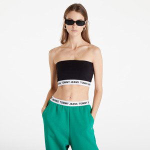 Tommy Jeans Tjw Logo Waistband Bandeau Black