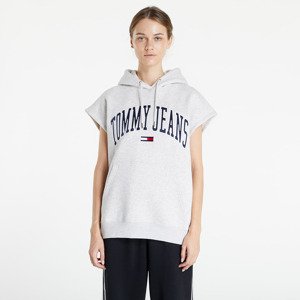 Tommy Jeans Oversized Collegiate Logo Vest Silver Grey Heather