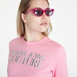 Versace Jeans Couture R Logo Embro Sweatshirts Rose/ Silver