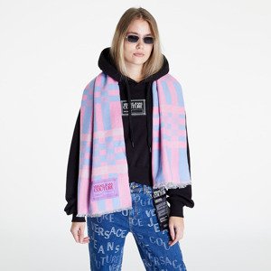 Versace Jeans Couture Check Scarf Pink/ Light Blue