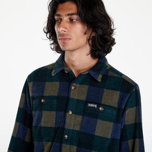 Columbia Flare Gun™ Fleece Over Shirt Spruce Multi Check