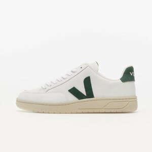 Veja V-12 Leather Extra White/Cyprus