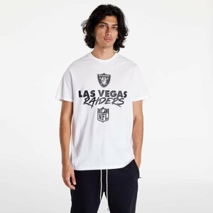 New Era Nfl Script Tee Las Vegas Raiders White/ Black