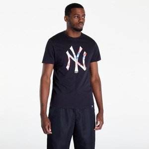 New Era MLB Double Logo Tee New York Yankees Navy/ White