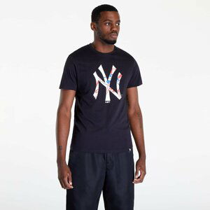 New Era MLB Double Logo Tee New York Yankees Navy/ White