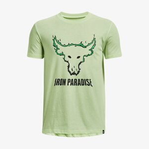 Under Armour Y Project Rock IP Brahman Short Sleeve Phosphor Green/ Black