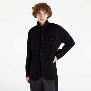 Han Kjøbenhavn Wool Boxed Overshirt Black Melange