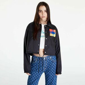 HUF Womens Block Crop Coach Jacket Black