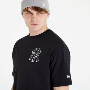 New Era New York Yankees Graphic Oversized T-Shirt Black/ White