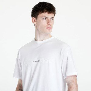 Calvin Klein Emb Icon Lounge Short Sleeve Crew Neck White