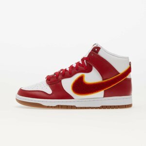 Nike Dunk High Retro White/ Gym Red-Yellow Ochre-Gum Med Brown