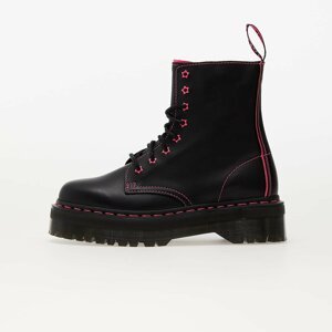 Dr. Martens Jadon II Star 8 Eye Boot Black+Clash Pink