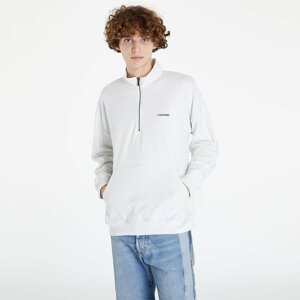 Calvin Klein Modern Cotton Lounge L/S Quarter Zip Snow Heather