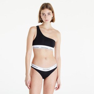 Calvin Klein Modern Cotton Unlined Bralette (One Shoulder) Black