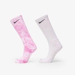 Nike Everyday Plus Cushioned Tie-Dye Crew Socks 2-Pack Multi-Color