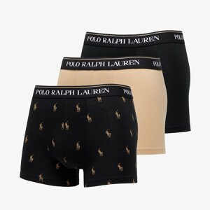 Ralph Lauren Stretch Cotton Classic Trunks 3-Pack Multicolor