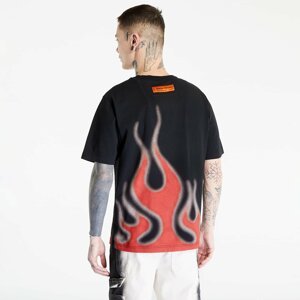 Heron Preston Heron Law Flames Short Sleeve Tee Black/ Red