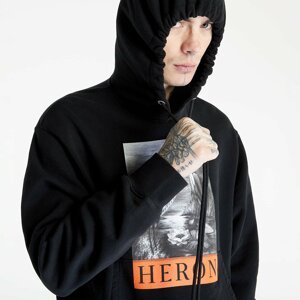 Heron Preston Printed Hoodie Black/ Black