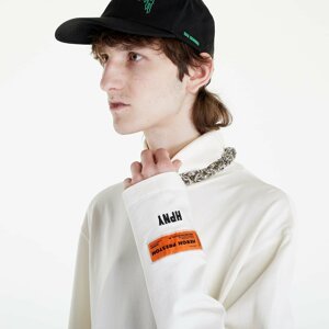 Heron Preston HPNY Embroidered Rollneck Long Sleeve Tee White/ Black