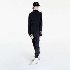 Heron Preston HPNY Embroidered Rollneck Long Sleeve Tee Black/ White